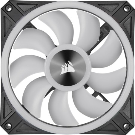 Wentylator Corsair iCUE QL140 RGB PWM - 140mm, czarny