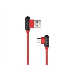 Natec Prati, kątowy USB typu C do typu A 1m, czerwony | Natec | Prati | USB typu C | USB typu A
