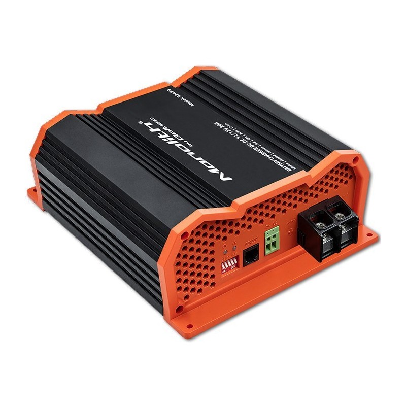 Qoltec Ładowarka Monolith DC-DC do dodatkowego akumulatora LiFePO4 AGM GEL 12V - 12V | 20A | 250W
