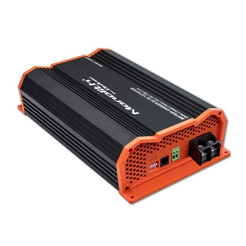 Qoltec Ładowarka Monolith DC-DC do dodatkowego akumulatora LiFePO4 AGM GEL 12V - 12V | 60A | 720W