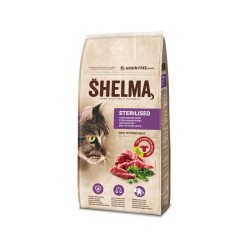SHELMA karma sucha dla kotów sterylizowanych. Z wołowiną 8kg