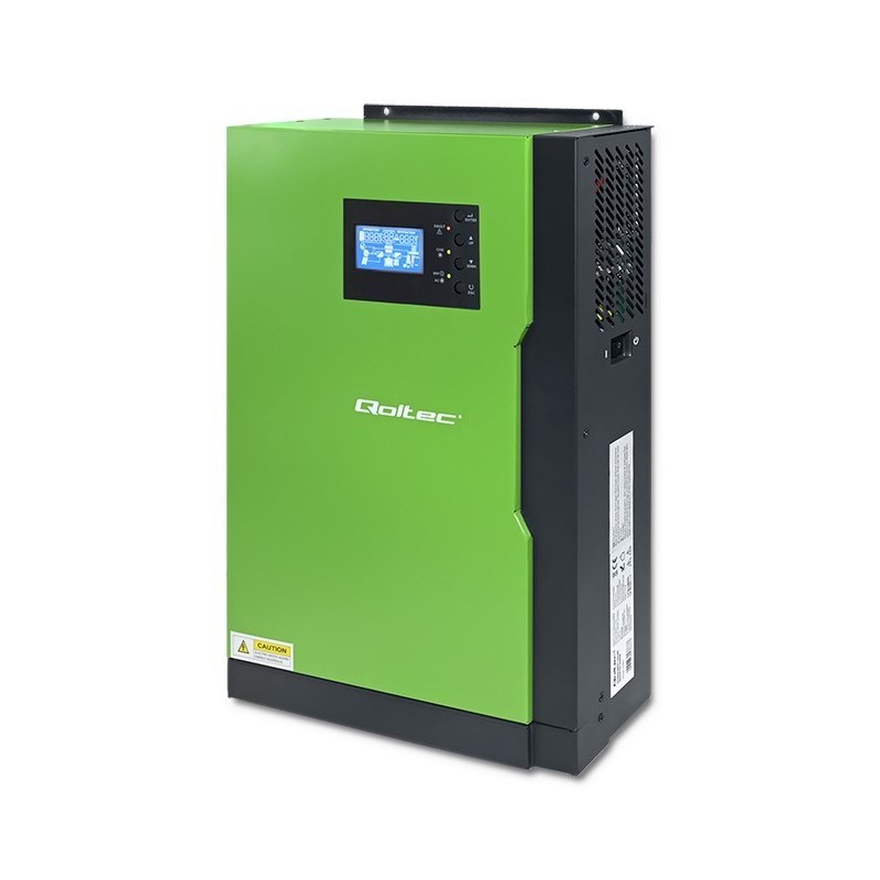 Qoltec Hybrydowy inwerter solarny Off-Grid 10KVA | 5,5kW | 100A | 48V | MPPT | Sinus