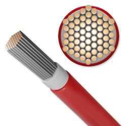 Qoltec Kabel solarny fotowoltaiczny | 6mm2 | 100m | czerwony