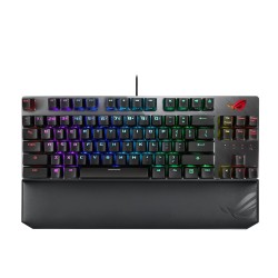 ASUS ROG Strix Scope NX TKL Deluxe klawiatura Gaming USB Niemiecki Czarny, Szary