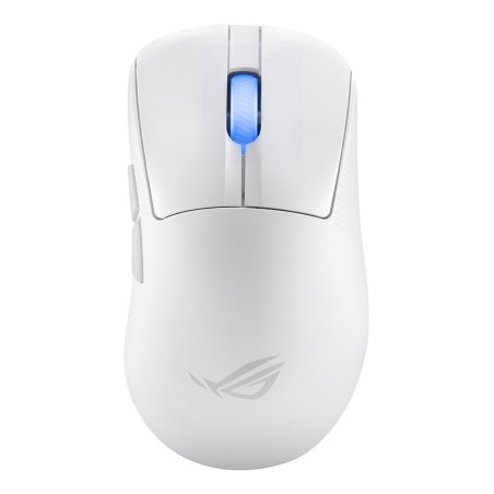 ASUS ROG Keris II Ace Wireless AimPoint White myszka Gaming Po prawej stronie RF Wireless + Bluetooth + USB Type-A Optyczny
