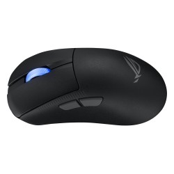 ASUS ROG Keris II Ace Wireless AimPoint Black myszka Gaming Po prawej stronie RF Wireless + Bluetooth + USB Type-A Optyczny