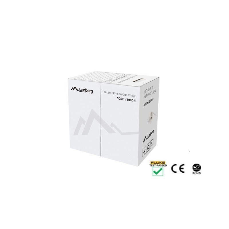 Lanberg LCU5-12CU-0305-G kabel sieciowy Zielony 305 m Cat5e U/UTP (UTP) Lanberg LCU5-12CU-0305-G kabel sieciowy Zielony 305 m Cat5e U/UTP (UTP)