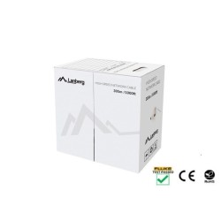 Lanberg LCU5-12CU-0305-Y kabel sieciowy Żółty 305 m Cat5e U/UTP (UTP)
