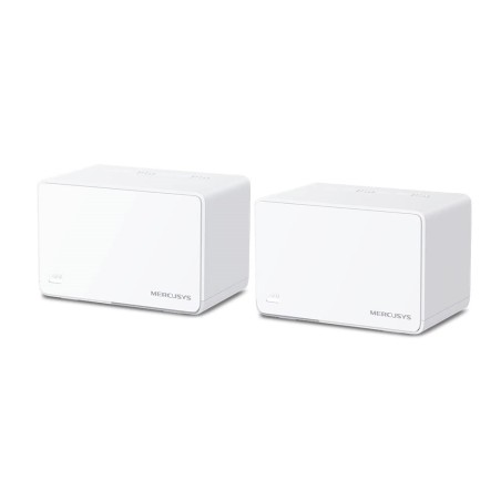 Mercusys Halo H80X (2-pack) Dual-band (2.4 GHz/5 GHz) Wi-Fi 6 (802.11ax) Biały 3 Wewnętrzny