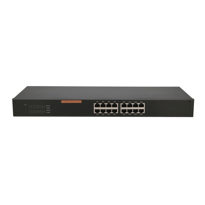Extralink HEXON | Switch | 16x 10/100Mb/s, Obudowa Desktop