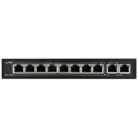 SWITCH POE PULSAR SG108 10-PORTÓW (8xPoE + 2xUPLINK)