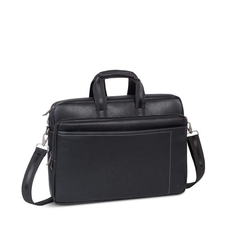 Torba do notebooka 16" RIVACASE Orly z materiału wodoodpornego, czarna
