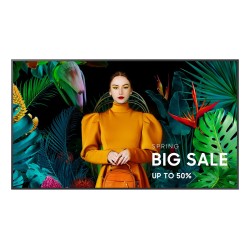 Samsung QB75C Płaski panel Digital Signage 190,5 cm (75") LCD Wi-Fi 350 cd/m2 4K Ultra HD Czarny Procesor wbudowany Tizen 16/7