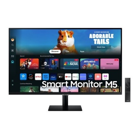 Samsung LS27DM500EUXDU M5 M50D | 27 " | VA | godz. 16:9 | 60 Hz | 4 ms | 1920 x 1080 pikseli | 250 cd/m2 | Ilość portów HDMI: 2