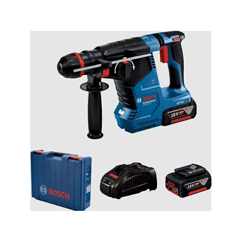 BOSCH.MŁOTOWIERTARKA GBH 187-LI 2,4J 2x5,0Ah ONE CHUCK
