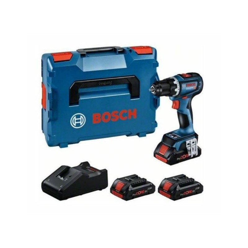 BOSCH.WKRĘTARKA GSR 18V-90 C 3xPC4,0Ah 64/36Nm LB …