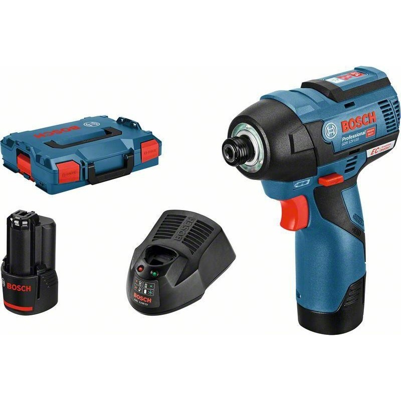 BOSCH.ZAKRĘTARKA UDAR. GDR 12V-110 2x3,0Ah 110Nm LB