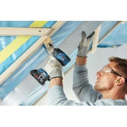 Bosch GDR 18V-200 Professional 3400 RPM Czarny, Niebieski
