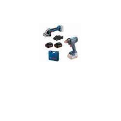 BOSCH.ZESTAW COMBO 18V (GDX 180-LI + GWS 180) 2x4,0Ah %%%