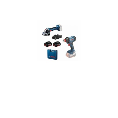 BOSCH.ZESTAW COMBO 18V (GDX 180-LI + GWS 180) 2x4,0Ah %%%