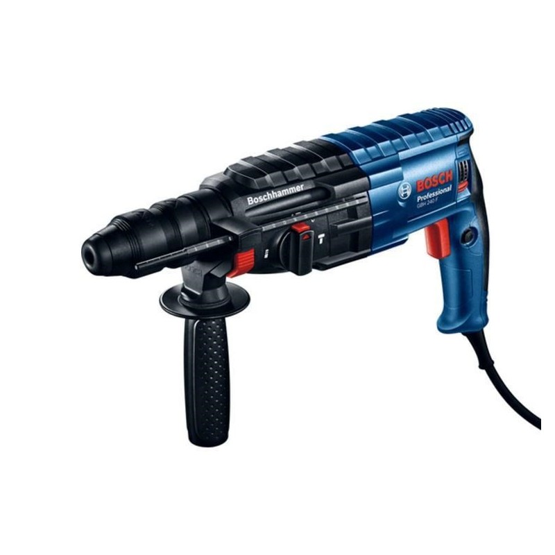 BOSCH MŁOTOWIERTARKA Z OPCJĄ KUCIA 790W 2,7J GBH 240 F + DADATKOWY UCHWYT
