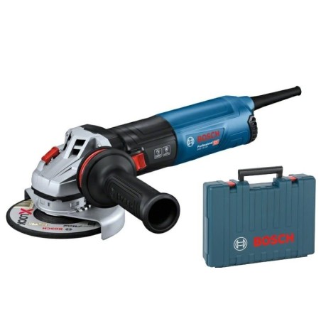 BOSCH SZLIFIERKA KĄTOWA 125mm 1400W GWS 14-125 S REGULACJA OBROTÓW WALIZKA