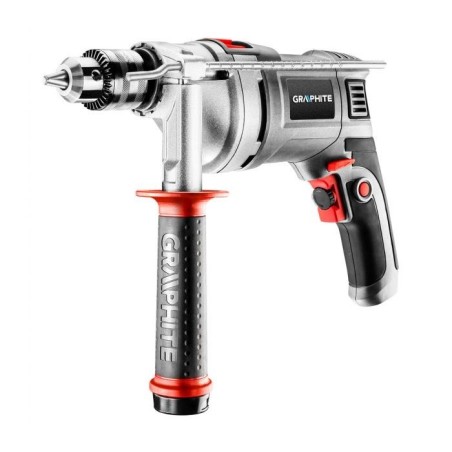 Wiertarka udarowa 850W, uchwyt kluczykowy 13 mm, obroty 0-3000 min?1, walizka