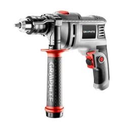 Wiertarka udarowa 550W, uchwyt kluczykowy 13 mm, obroty 0-3000 min?1, walizka