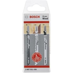 Bosch 2 607 011 436 wyrzynarka, piła wyrzynarkowa oraz ostrze do piły tarczowej Ostrze wyrzynarki 15 szt.