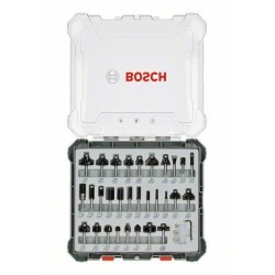 BOSCH ZESTAW FREZÓW 30szt. UCHWYT 6mm