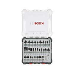 BOSCH ZESTAW FREZÓW 30szt. UCHWYT 8mm