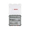 BOSCH ZESTAW FREZÓW 30szt. UCHWYT 8mm
