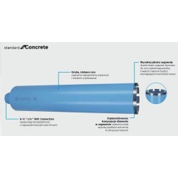 BOSCH KORONA DIAMENTOWA 72/450mm 1 1/4"