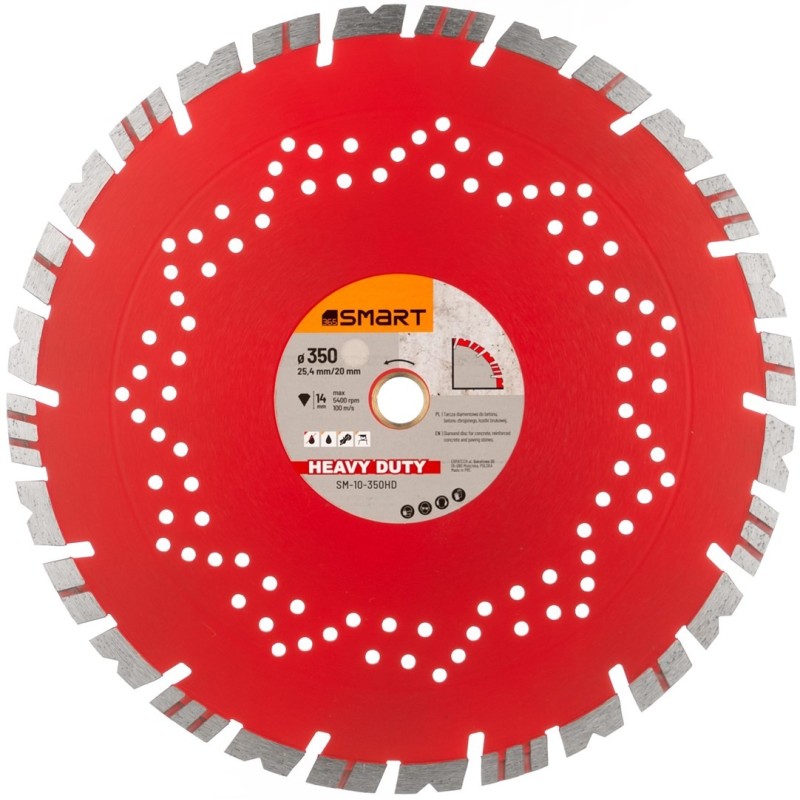 tarcza diamentowa heavy duty 350x25,4mm