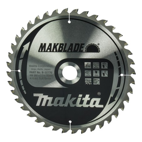 MAKITA PIŁA TARCZOWA 260x30x40z MAKBLADE DREWNO