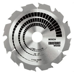 BOSCH PIŁA CONSTRU.WOOD 450x30x32z x3,8 MAT. Z GWOŹDZIAMI