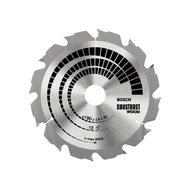 BOSCH PIŁA CONSTRU.WOOD 450x30x32z x3,8 MAT. Z GWOŹDZIAMI
