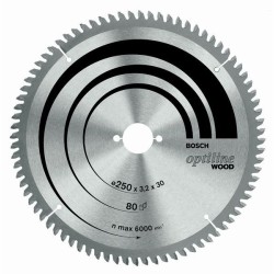BOSCH PIŁA OPTI.WOOD 254x30x60z x2,0