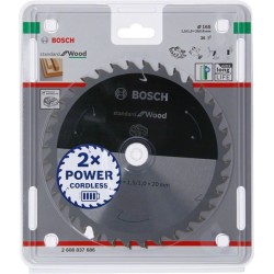 BOSCH PIŁA STANDARD WOOD ACCU 165x20x36z