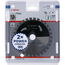 BOSCH PIŁA STANDARD.STAL 136x20x30z ACCU