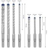 BOSCH WIERTŁO SDS PLUS-7X ZESTAW 7szt.