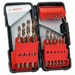 BOSCH ZESTAW WIERTEŁ DO METALU HSS-CO 18szt. TOUGHBOX