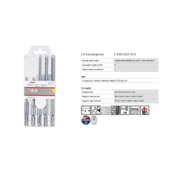 BOSCH WIERTŁO SDS PLUS-5X KPL. 5szt. 5/6/6/8/10x110/160mm