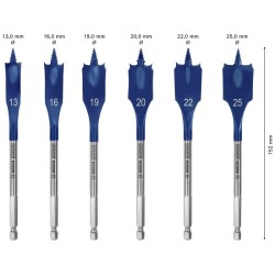 BOSCH WIERTŁO ŁOPATKOWE ZESTAW 6szt. SELFCUT EXPERT