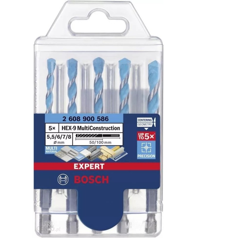 Bosch Expert HEX-9 Wiertło do betonu 5 szt.