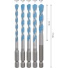 Bosch Expert HEX-9 Wiertło do betonu 5 szt.
