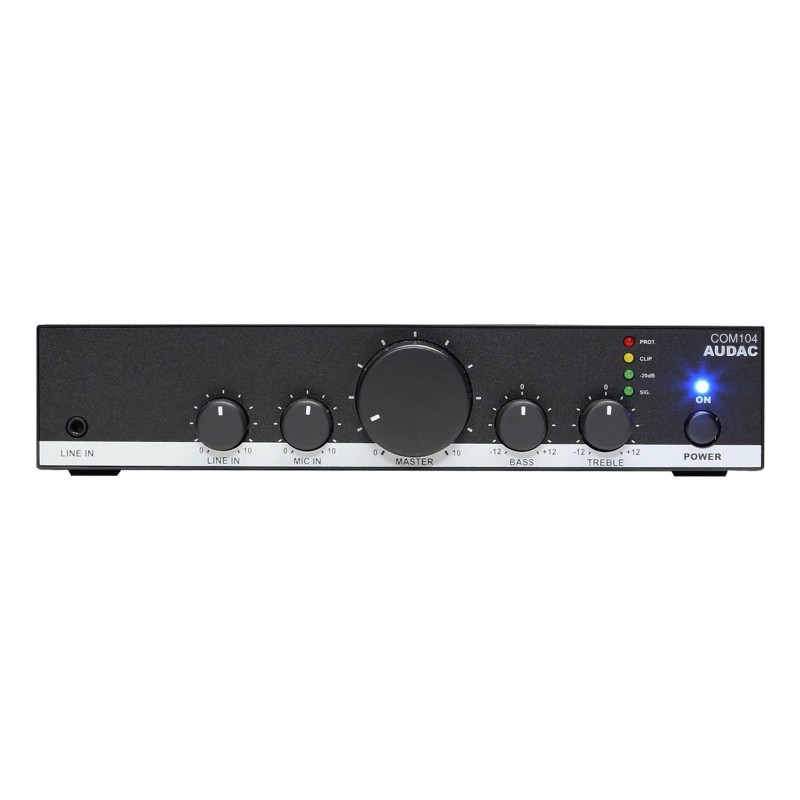 AUDAC COM104 wzmacniacz audio System nagłośnieniowy (PA) Czarny, Biały AUDAC COM104 wzmacniacz audio System nagłośnieniowy (PA) Czarny, Biały