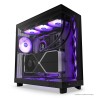 NZXT OBUDOWA KOMPUTEROWA NZXT H6 FLOW RGB MIDI TOWER Z OKNEM CZARNA