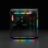 Korsarz | Inteligentna obudowa ze szkła hartowanego | iCUE 5000T RGB | Szyba boczna | Czarny | Wieża środkowa | Zasilacz w