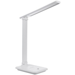 MACLEAN LAMPKA BIURKOWA LED, MAX. 9W, 220-240V AC, MOŻLIWOŚĆ ZMIANY BARWY, ŚCIEMNIALNA, 450LM MCE614 W